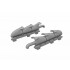 1/72 Spitfire Mk.Vb with Fishtail Exhausts Super Detail Set for Eduard Kit