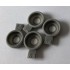 1/35 M46/47/48/60 Spare Steel Wheels Type 1 (4pcs w/rubber) for Academy/AFV Club kits