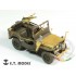 1/35 WWII US Willys MB Jeep Upgrade PE set for Tamiya kit 35219