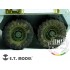 1/35 US Army Stryker Armoured Vehicle Weighted Road Wheels for Trumpeter kit