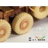 1/35 Modern US M1070 Truck Tractor Weighted Road Wheels for HobbyBoss 85502