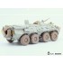 1/35 Russian BTR-80/80A APC Sagged Wheels (Wide) for Trumpeter Kit
