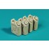 1/35 Modern US Army Water Canisters Set #2 (4 resin canisters)