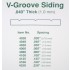 Styrene Plastic Sheet with 0.050" Spaced V-Groove (0.40" Thick)
