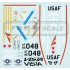 1/48 X-62 VISTA 86-0048 Edwards AFB 2024 Decal