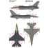 1/72 F-16C Block 40 89-2030 510th FS Aviano AB Italy 2025 Decal & PE parts