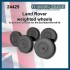 1/24 Land Rover Weighted Wheels for Esci/Italeri/Revell Kit