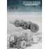 1/35 Morris C8 Weighted Wheels for IBG kits