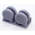 1/35 Fiat 508CM Weighted Wheels for Italeri kit