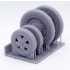 1/35 M-30 Howitzer and Limber Weighted Wheels for HobbyBoss kits