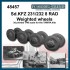 1/48 Sdkfz 234 Weighted Wheels for Tamiya kits