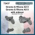 1/72 Gnome & Rhone XA II (2 motorcycles with 1 sidecar)