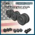 1/72 DUKW Weighted Wheels for Italeri kit