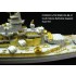 1/700 WWII USS BB-57 South Dakota Battleship Super Detail Set for Trumpeter 05760 kit