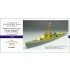 1/700 WWII USN Fletcher Class Destroyer Upgrade Set (Late Type Bridge) for Tamiya 31907