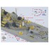 1/700 WWII US Navy USS Iowa BB-61 1945 Upgrade Set for Trumpeter 06749 Kit