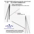1/700 WWII IJN Hanger Rod for Large Vessel (brass, 6pcs)