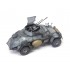 1/72 WWII German Army Sd.Kfz.222 Easy Version