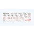 1/32 Ukrainian AF S-24 Rockets (9-A-357 Buran) Stencils with Death Wishes Decal