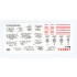 1/32 Ukrainian AF S-25 Rockets Stencils with Death Wishes Decal