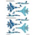 1/48 Ukrainian Su-27/UB with Flora Camouflage Decal for Academy/Eduard/GWH