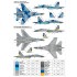 1/48 Ukrainian Su-27/UB with Flora Camouflage Decal for Academy/Eduard/GWH