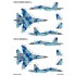 1/72 Ukrainian Su-27/UB with Flora Camouflage Decal for Airfix/Hasegawa/ICM