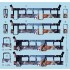 1/150 Yuki Miku Train 2021 Ver. w/Series 3300 for Standard Color 2-Car Set (MIKU TRAIN)