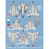 1/48 F4D-1 Skyray Fast Fords National Insignias & Stencil Decals for Tamiya kits
