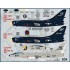 1/48 Killer Whales A-3 Skywarriors Decals for Trumpeter kits