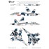 1/48 Sukhoi Su-35BM Blue 902 Camouflage Mask for Great Wall Hobby L4820 Kit