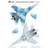 1/48 Sukhoi Su-27 Flanker-B Heavy Fighter Mask for Great Wall Hobby L4824 Kit