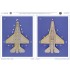 1/48 USAF F-16C Viper Demo Team Venom NY Airshow 2022 Mask n Decals for Tamiya