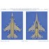 1/48 Belgian AF F-16AM X-Tiger RIAT Airshow 2022 Mask for Kinetic K48100