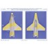 1/48 USAF F-16C Aggressors Tri-Colour Woodland Camo Mask for Tamiya #61106 Kit
