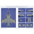 1/48 US Navy F/A-18E VFC-12 Fighting Omars Su-57 Painting for Meng LS-012 Kit