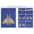 1/48 JASDF F-15DJ Eagle Aggressor Special Paint Scheme 2013 Mask for Great Wall Hobby