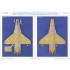 1/48 F-16C 18th Aggressor Mask and Decals for Tamiya #61106 Kit