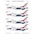 1/48 USAF Thunderbirds F-16C Falcon Fighter Colour Separation Mask n Decals for Tamiya