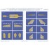 1/48 USAF Thunderbirds F-16C Falcon Fighter Colour Separation Mask n Decals for Tamiya