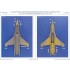 1/48 USAF Thunderbirds F-16D Falcon Fighter Colour Separation Mask n Decals for Kinetic