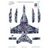 1/48 VFA-122 F/A-18F Digital Camo Special Paint Scheme Mask for Meng LS-013 Kit