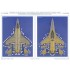 1/48 Belgian AF Demo Team F-16AM Special Paint Scheme Mask for Kinetic