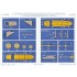 1/48 F-15C Eagle Fighter Colour Separation Mask for Tamiya #61029 Kit