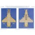 1/48 Turkish AF 192nd Tiger SQ F-16C 2023 Mask n Decals for Tamiya