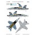1/72 VFA-113 Stingers F/A-18C Super Bee Camo Mask and Decals for Academy Kit