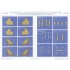 1/72 F-35A Lightning II Fighter Colour Separation Mask for Academy #12507 Kit