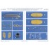 1/72 F-35C Lightning II Fighter Colour Separation Mask for Tamiya #60749 Kit