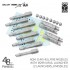 1/48 AGM-114K Hellfire Missiles w/ M299 4-Rail Launcher (2 Launchers, 8 Missiles)
