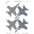 1/48 EA-18G Growler Decal Anthology Part 4 for Meng Kit